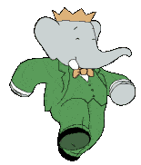 Gif animé Babar saute